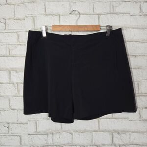 Moving Comfort black nylon shorts